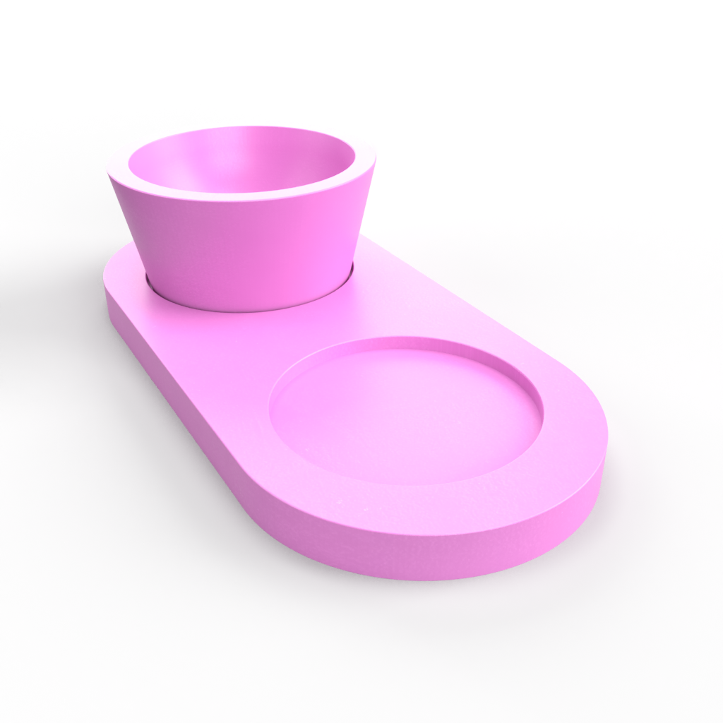 100mm Sloped Pinch Pot Mold