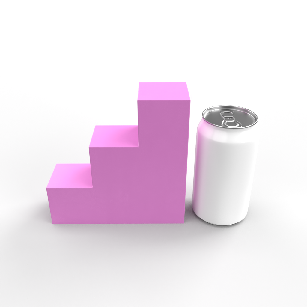 Three Step Bookend Mold