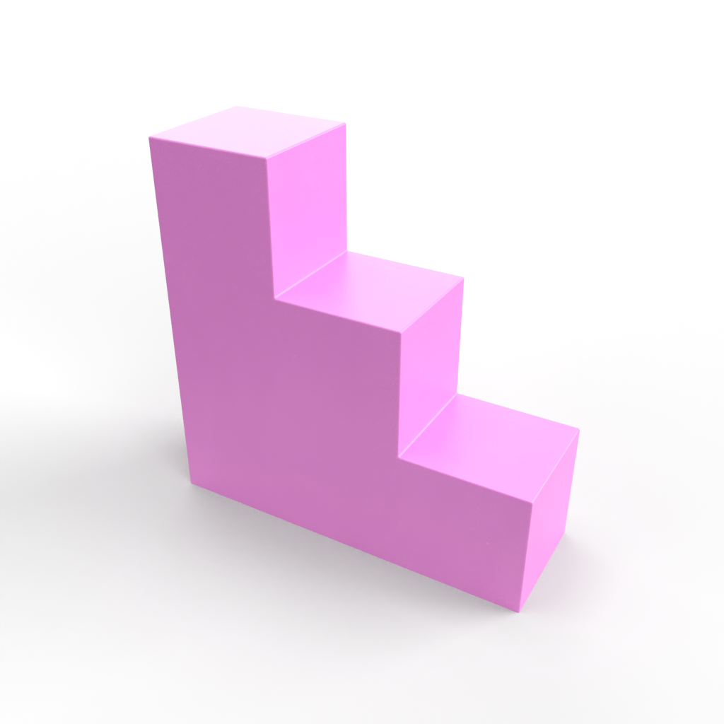 Three Step Bookend Mold
