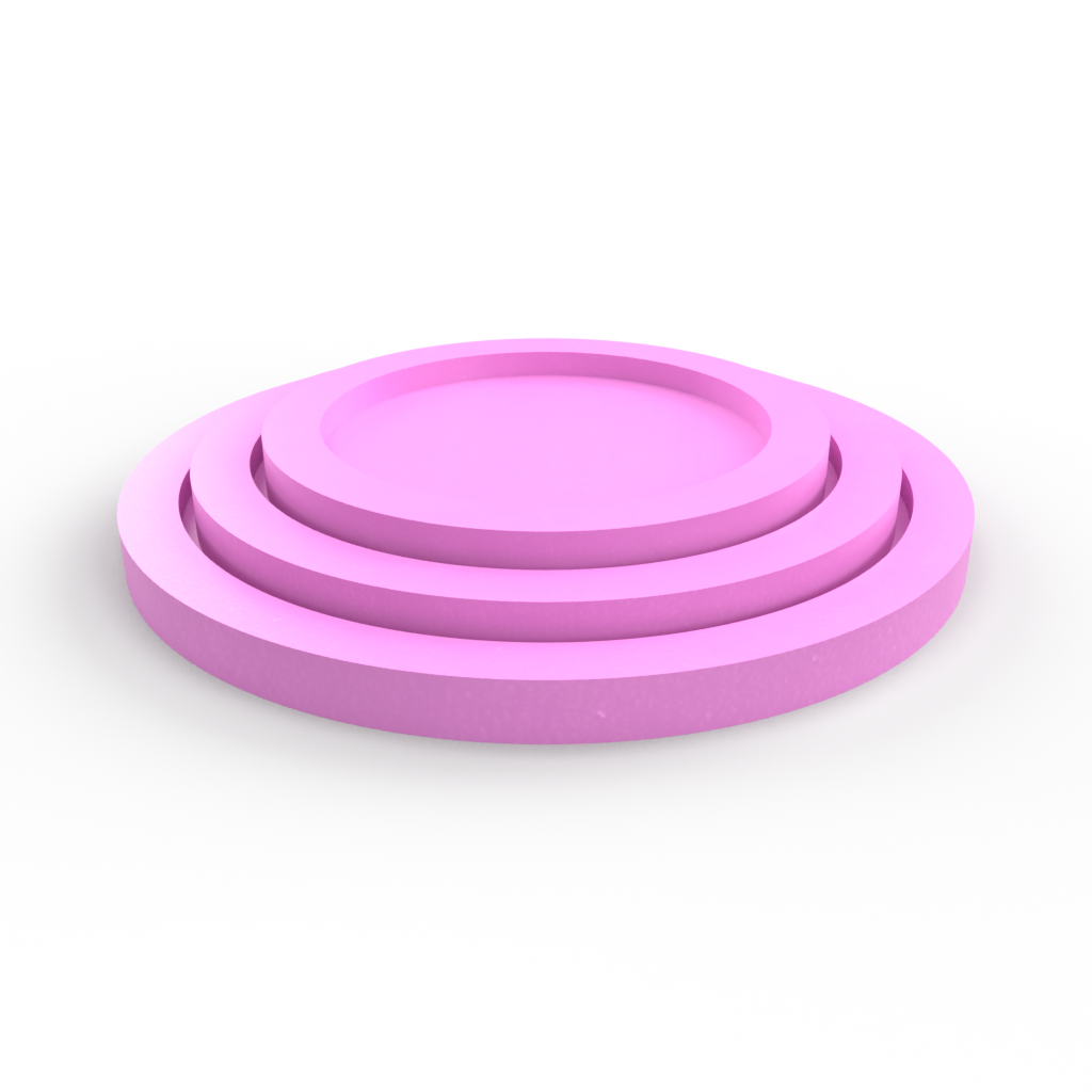 Chunky Rim Circular Tray Mold