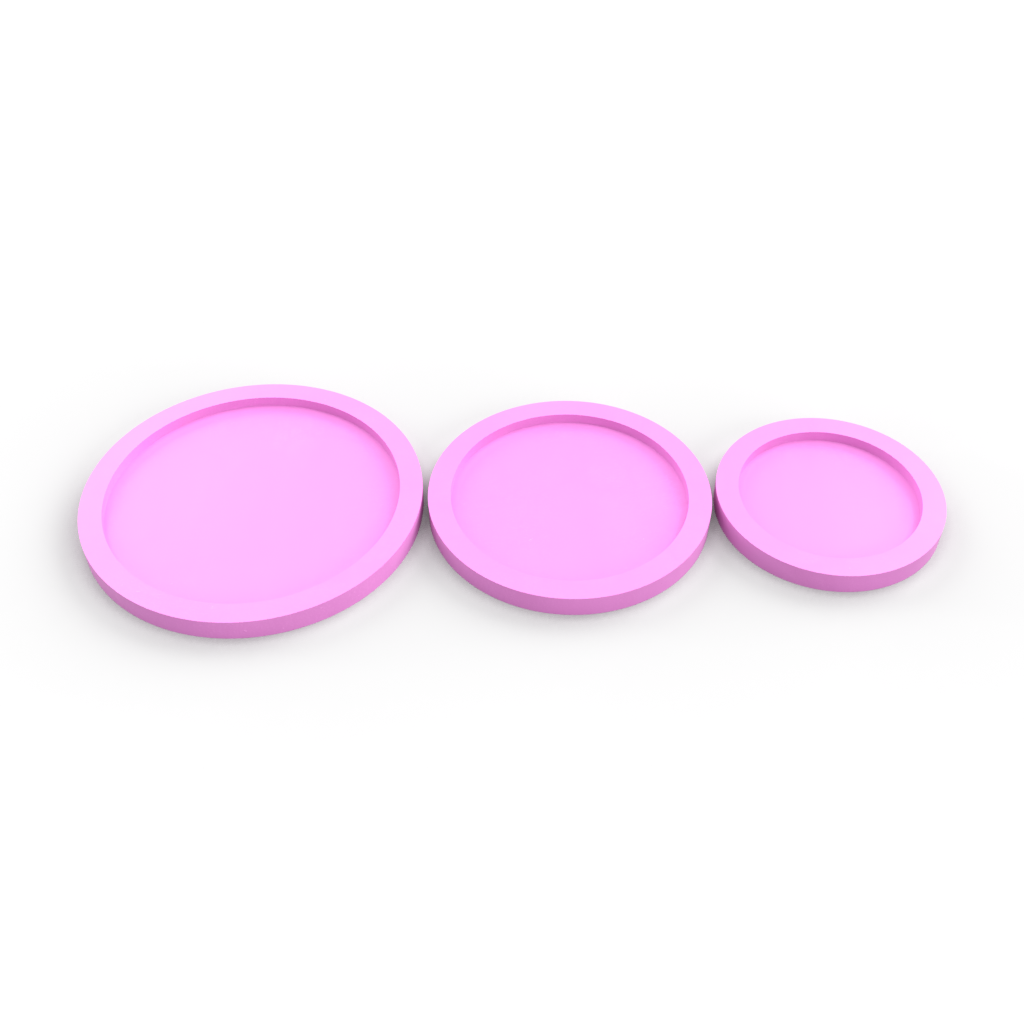Chunky Rim Circular Tray Mold