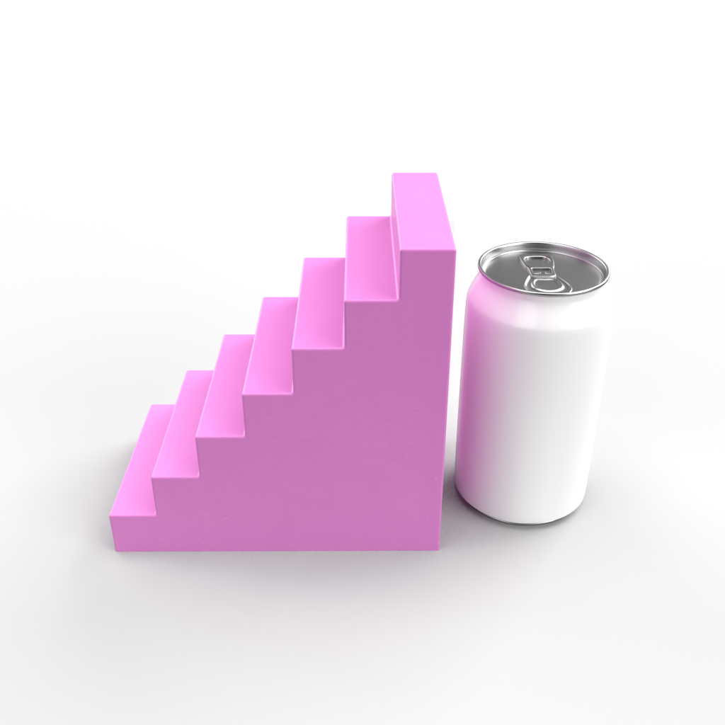 Seven Step Bookend Mold