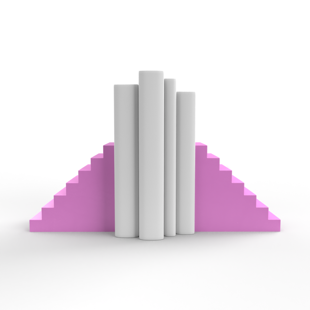 Seven Step Bookend Mold