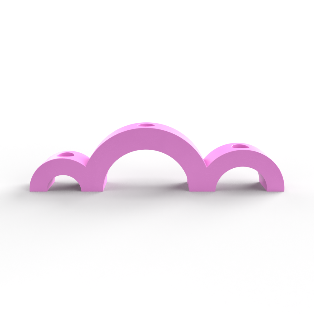 Three Arches Candle Holder Mold