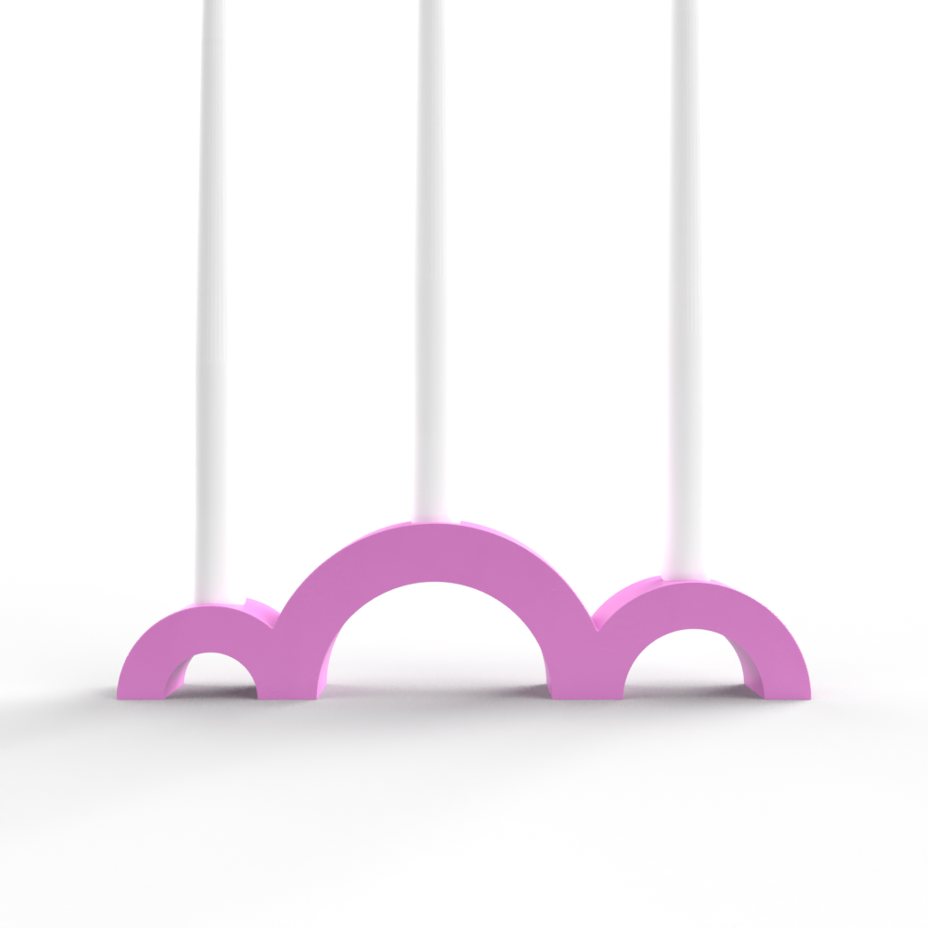 Three Arches Candle Holder Mold