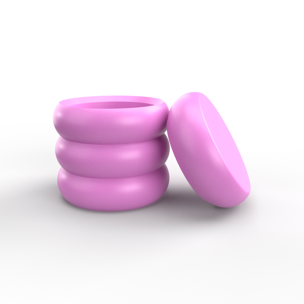 Bubble Design Candle Vessel Mold
