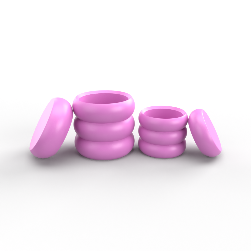 Bubble Design Candle Vessel Mold