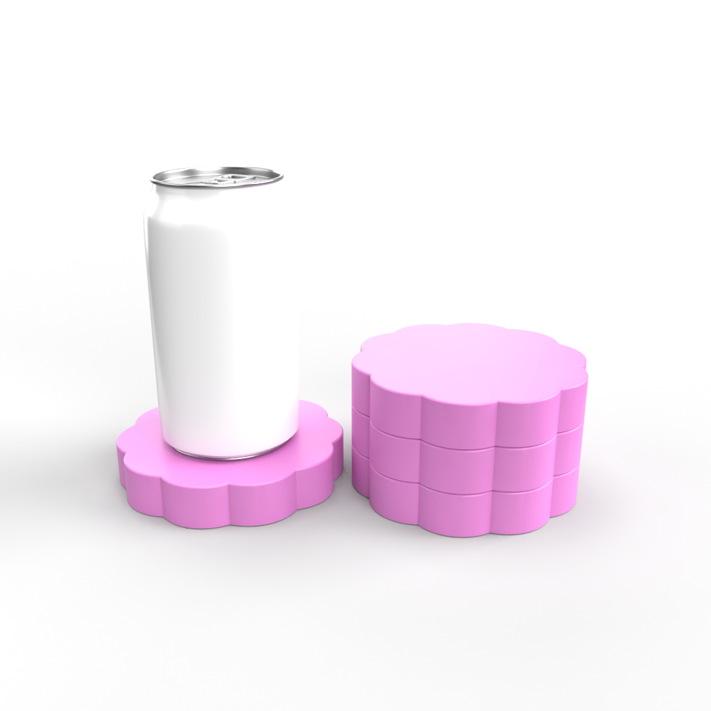20mm Bumpy Design Coaster Mold
