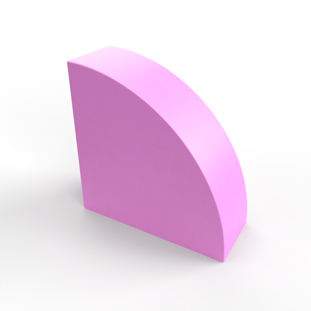 Curved Segment Bookend Mold