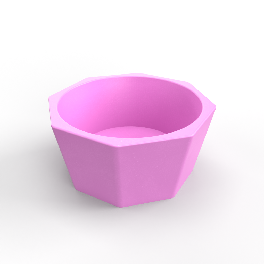 Octagon Candle Vessel Mold