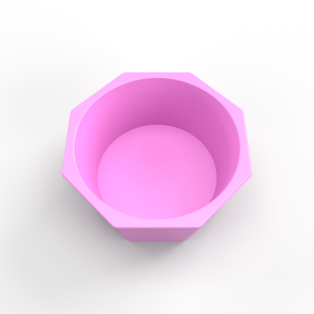 Octagon Candle Vessel Mold