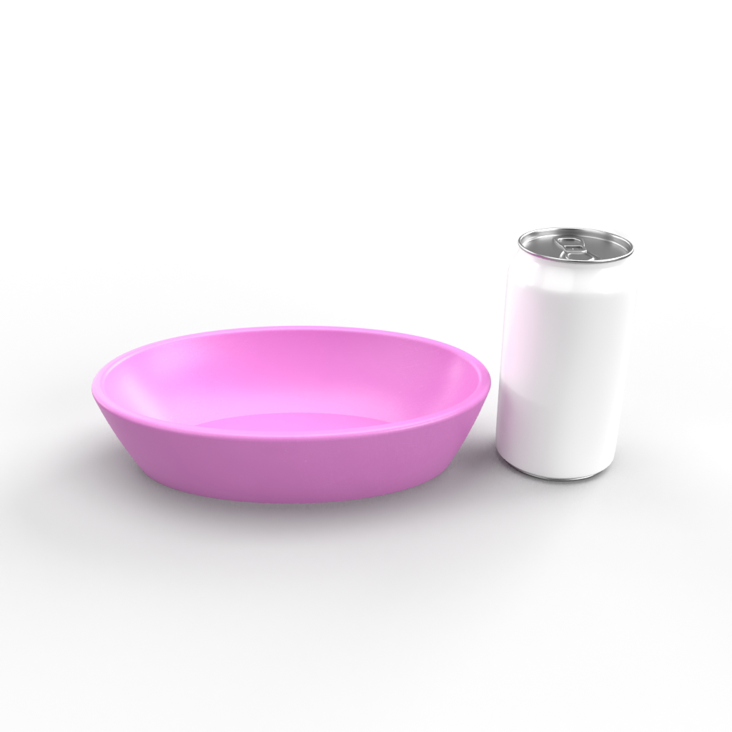 Curved Sided Oval Bowl Mold 1