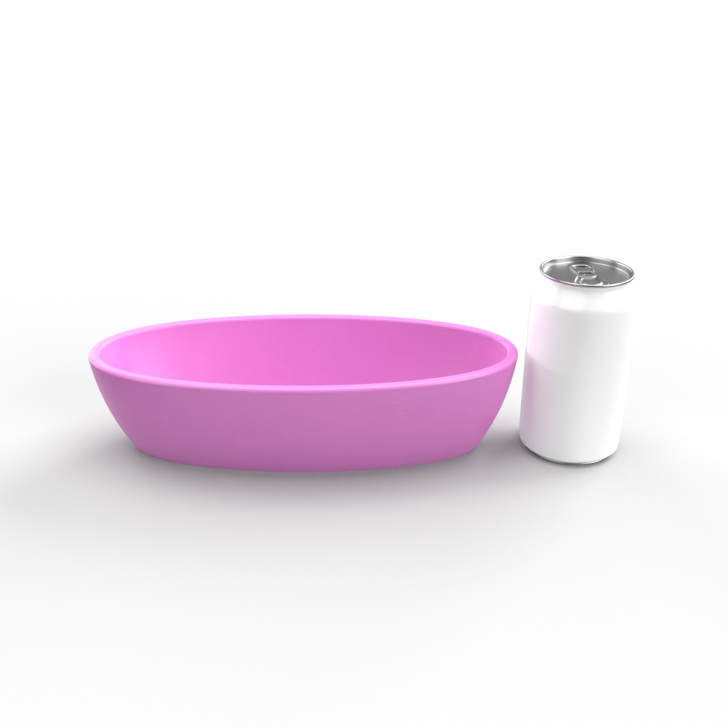 Curved Sided Oval Bowl Mold 2