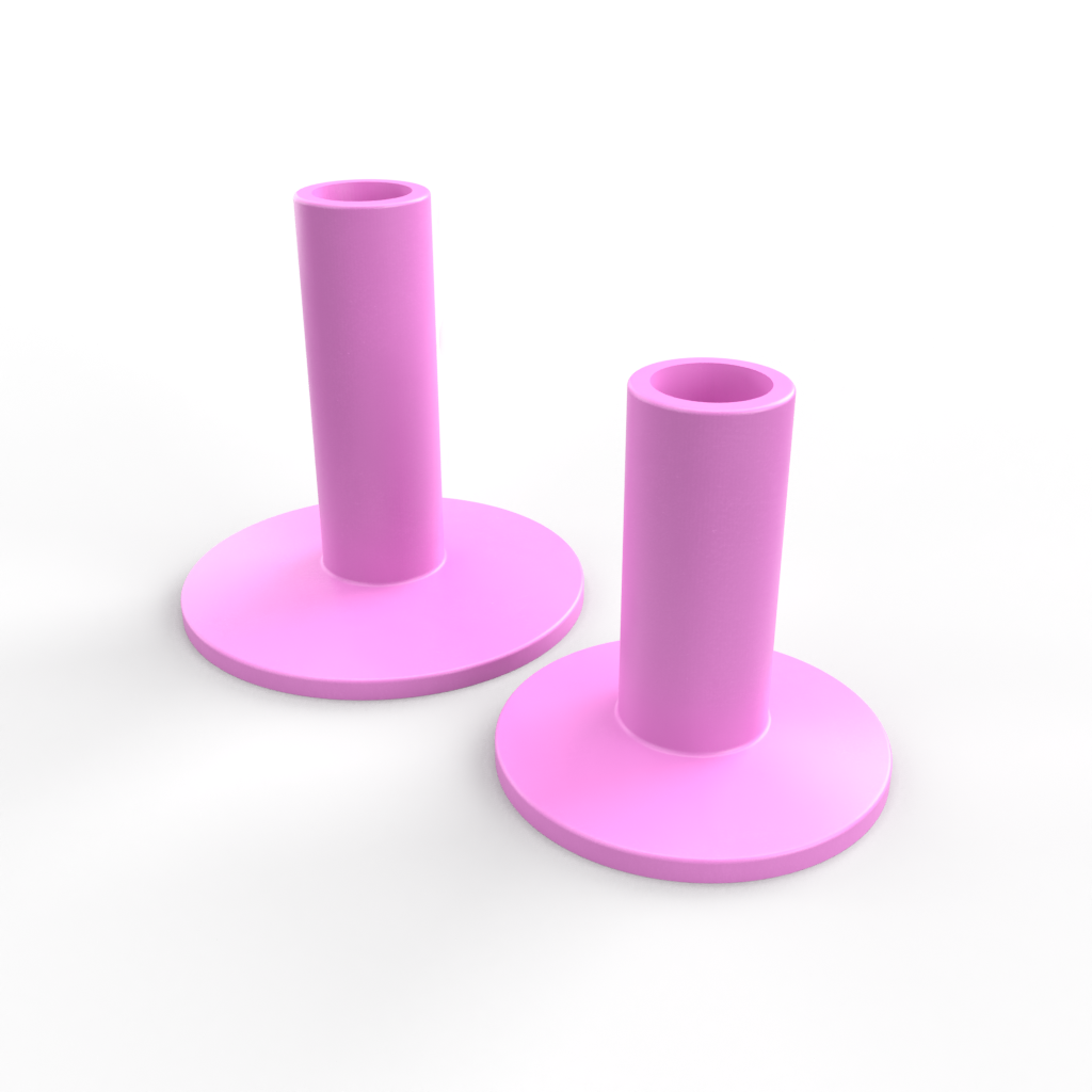 Round Pillar Candle Holder Mold