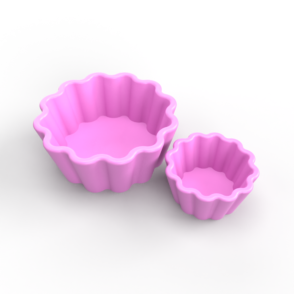 Scalloped Design Bowl Mold