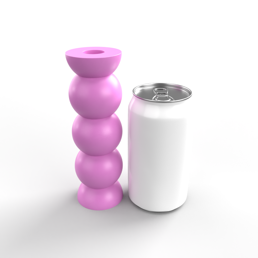 Bubble Design Candle Holder Mold
