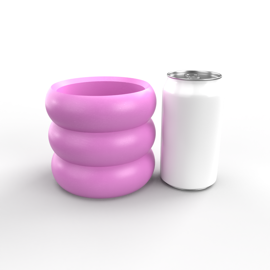 Bubble Design Candle Vessel Mold