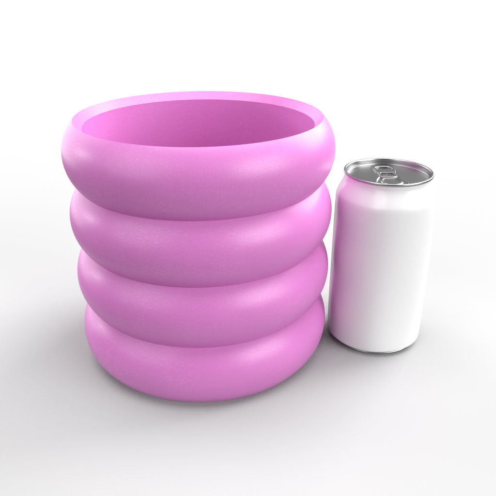 Bubble Design Plant Pot Mold Set