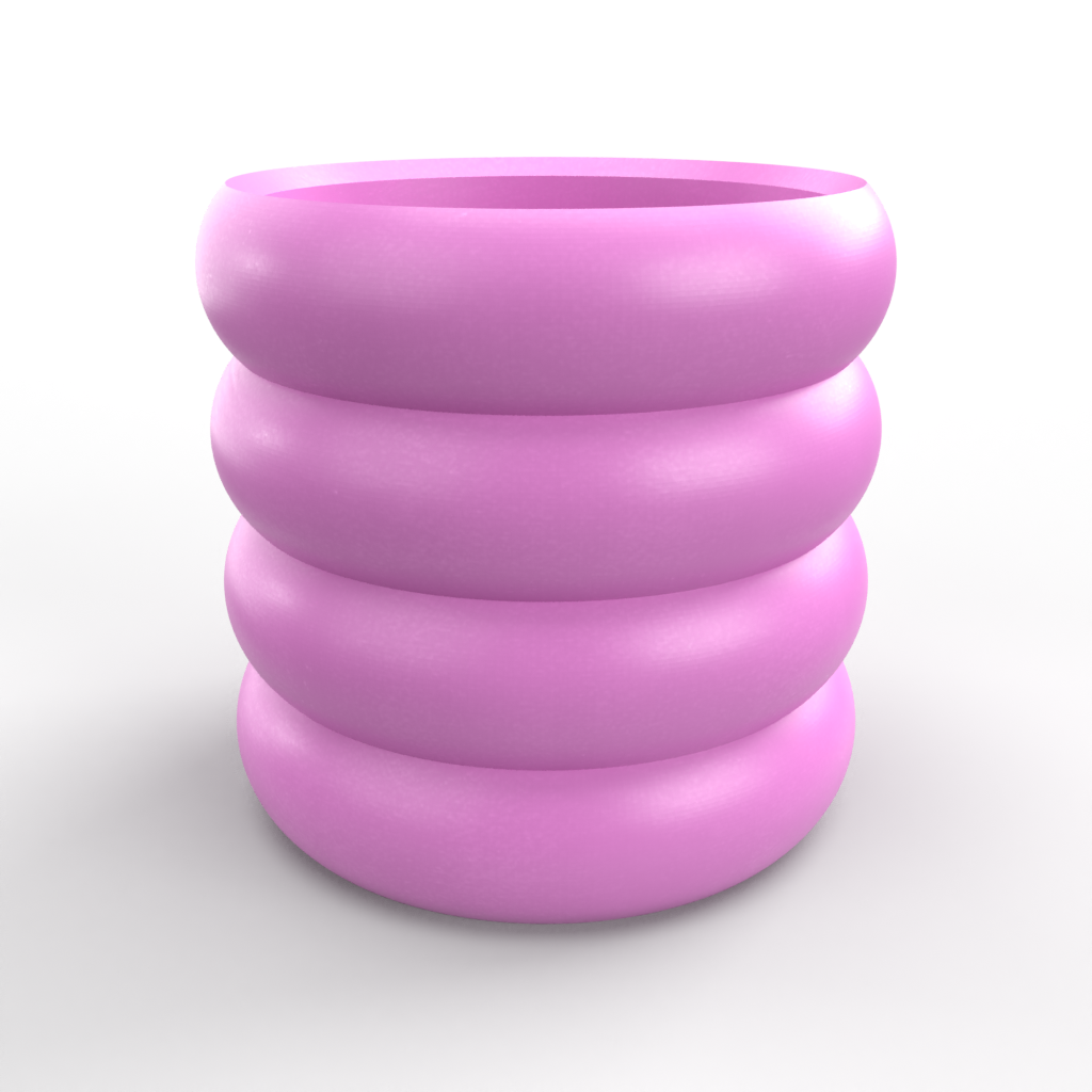 168mm Bubble Design Plant Pot Mold