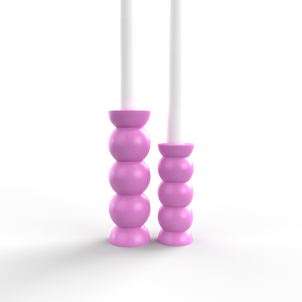 Bubble Design Candle Holder Mold