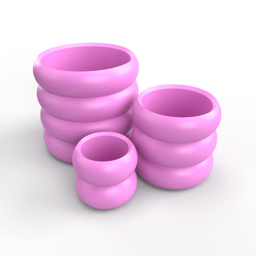 88mm Bubble Design Plant Pot Mold