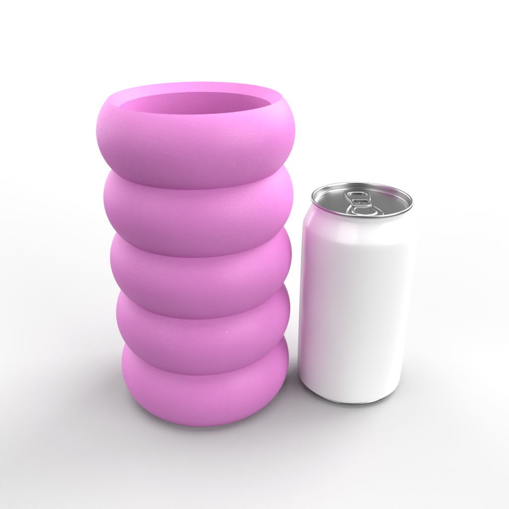 105mm Bubble Design Large Pot/ Utensil Holder Mold