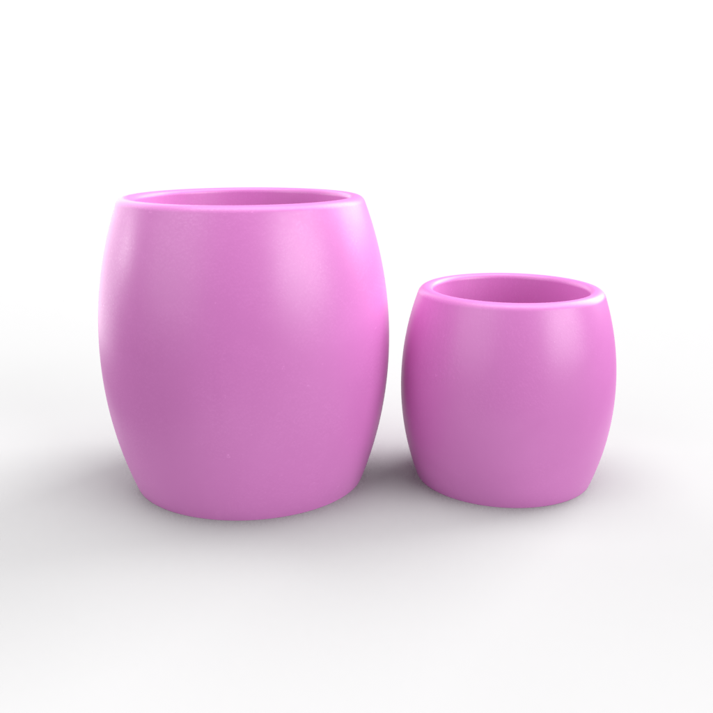 Bulge Design Plant Pot Mold