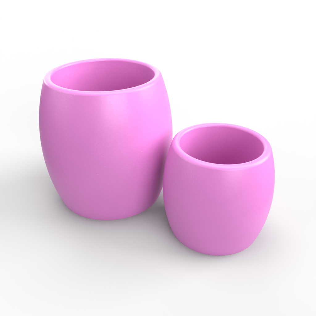 Bulge Design Plant Pot Mold