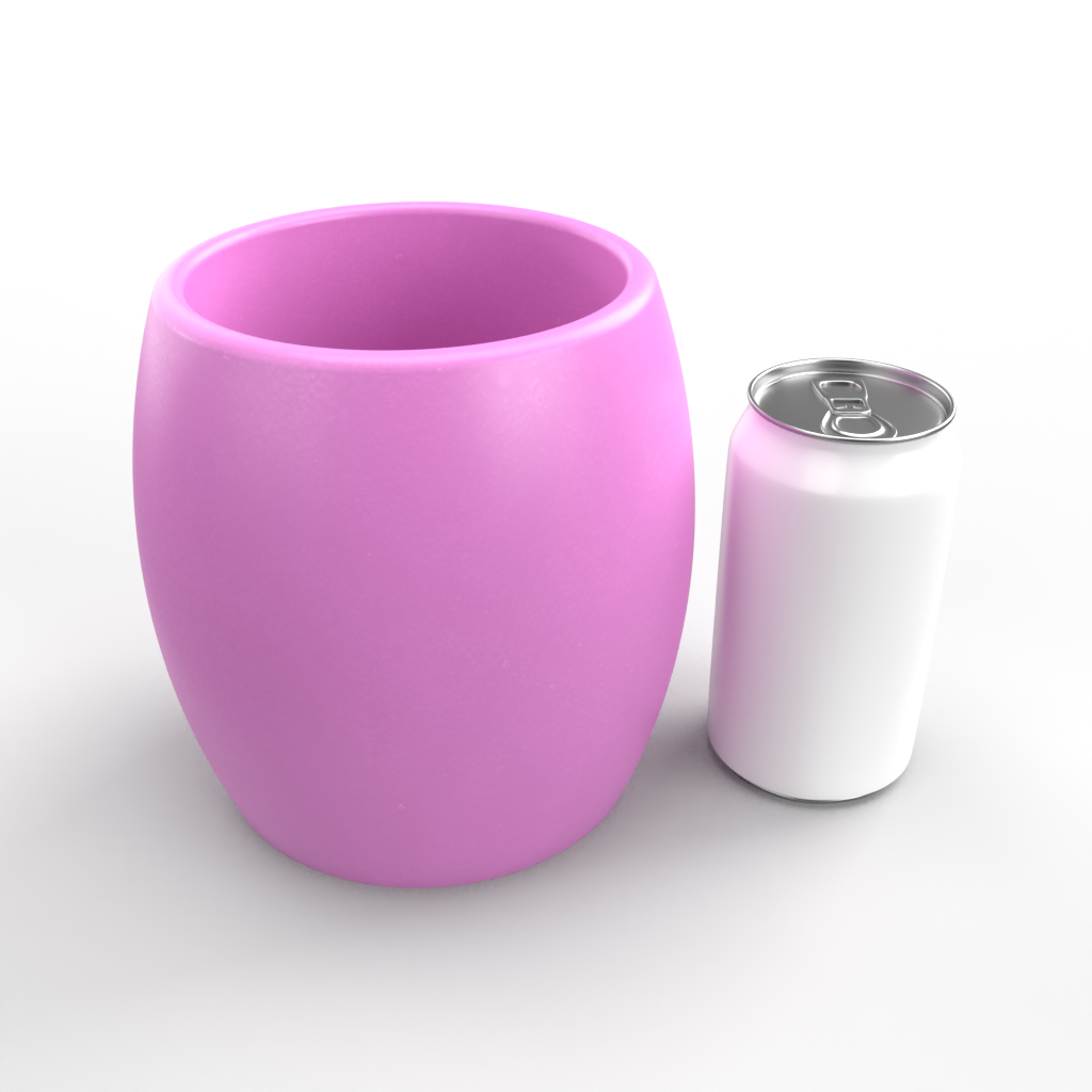 Bulge Design Plant Pot Mold