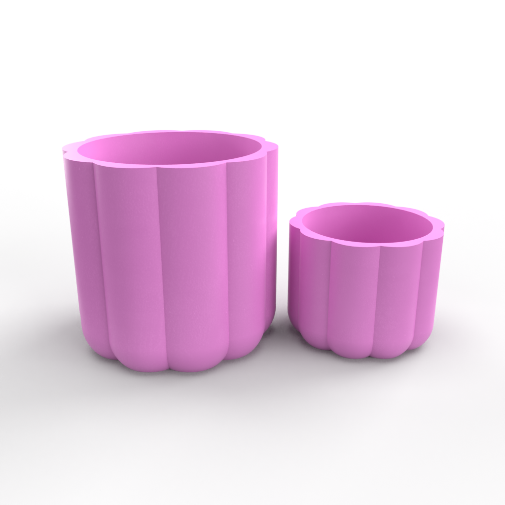Bumpy Design Plant Pot Mold