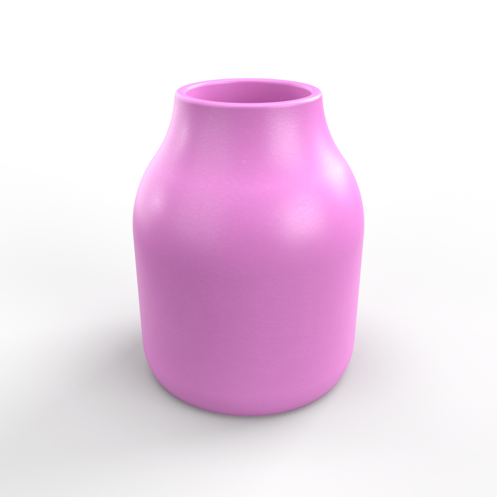 Flat Sided, Round Vase Mold 1