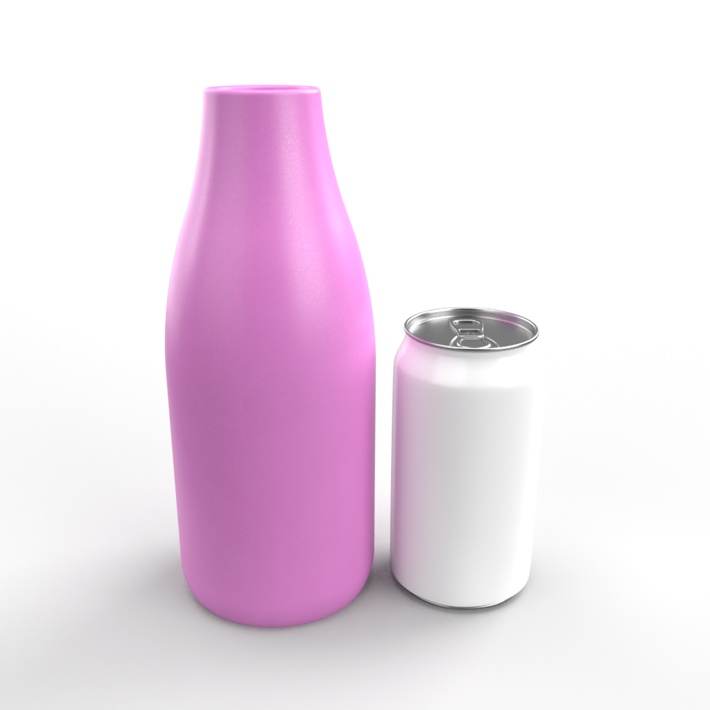 Flat Sided, Round Vase Mold 2