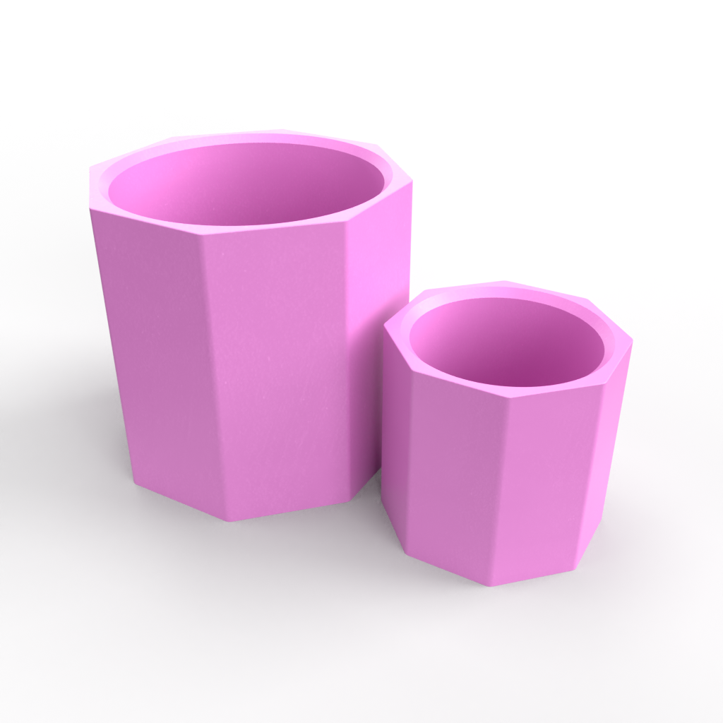 Octagon Plant Pot Mold