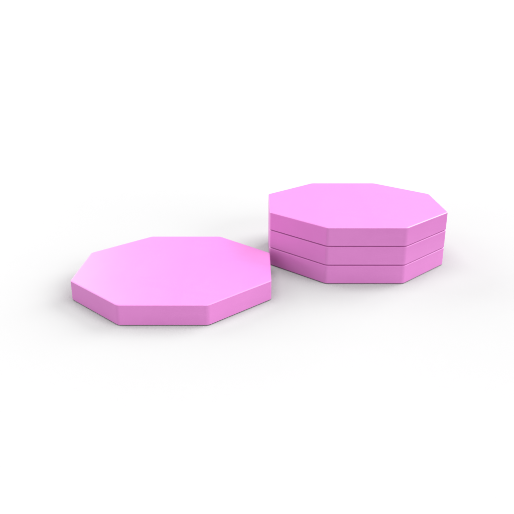 10mm Octagon Coaster Mold