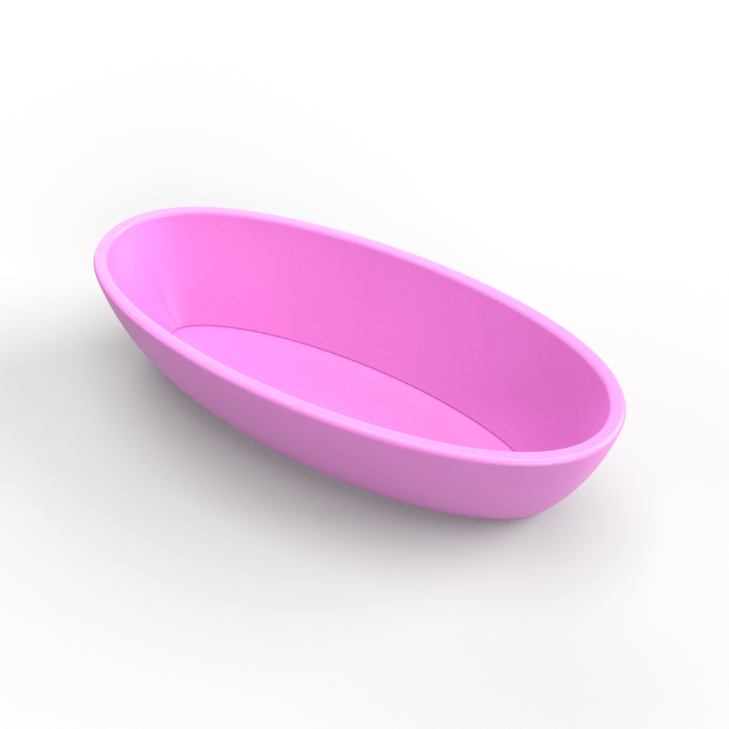 Curved Sided Oval Bowl Mold