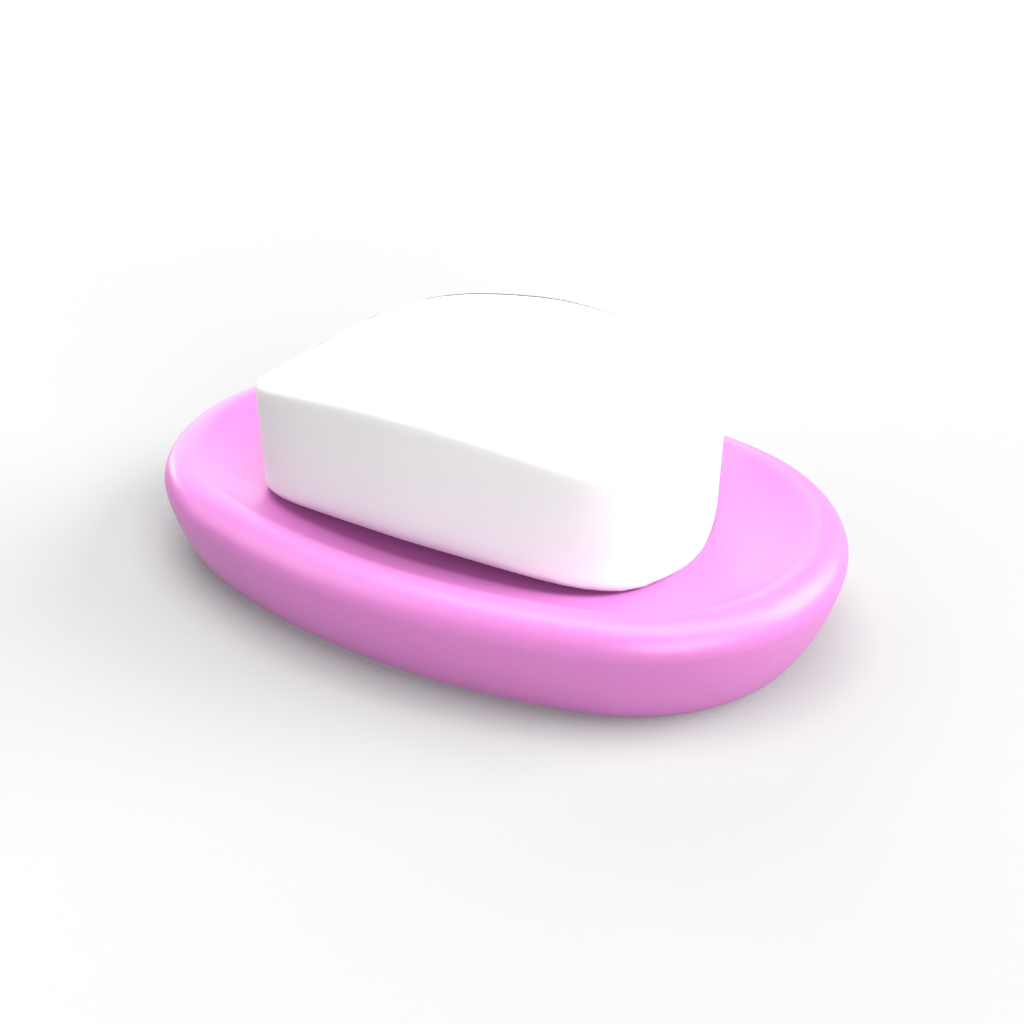 Curved Oval Soap Dish Mold