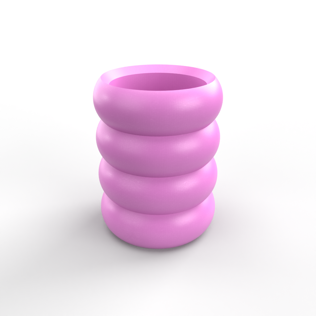 85mm Bubble Design Small Holder/ Pen Pot Mold