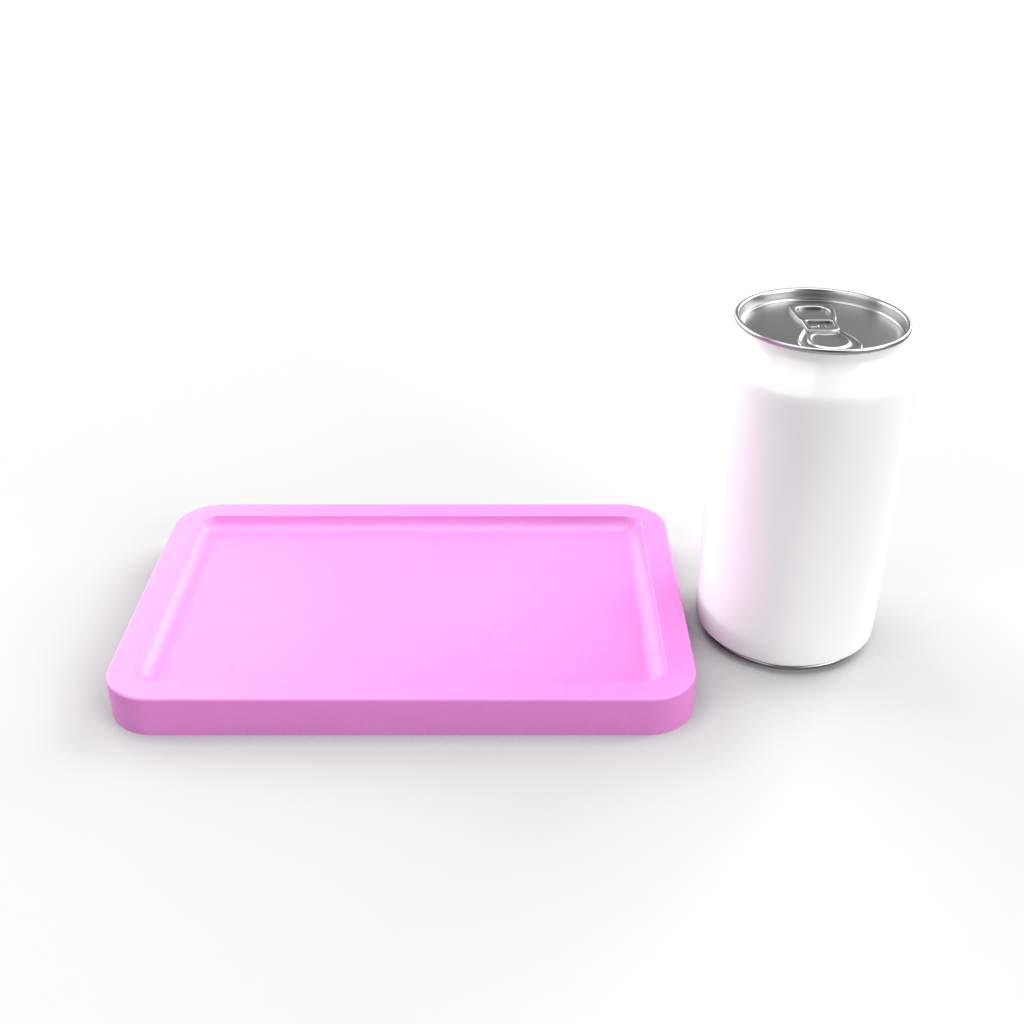 Rectangular, Curved Edge Tray Mold