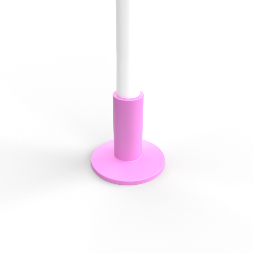 Round Pillar Candle Holder Mold