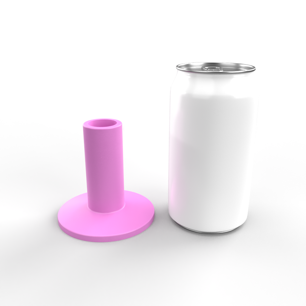 Round Pillar Candle Holder Mold