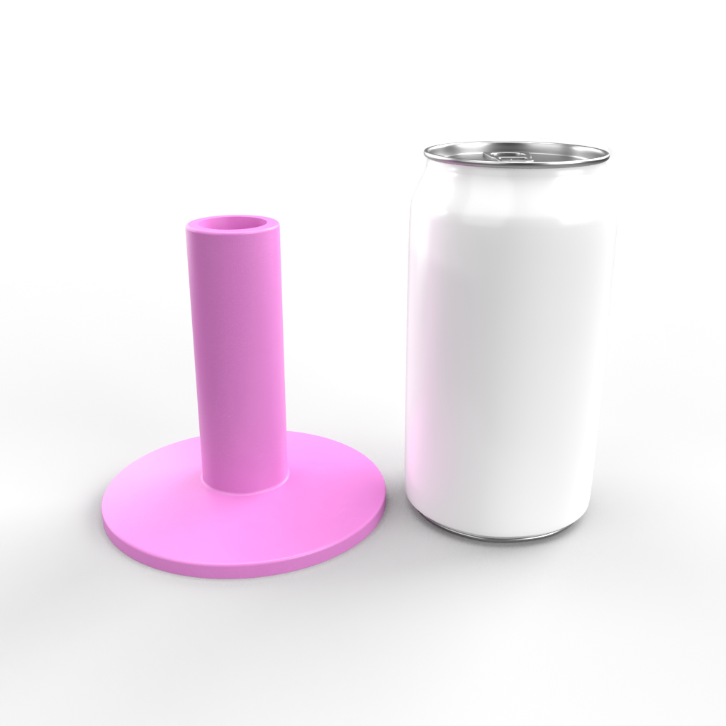 Round Pillar Candle Holder Mold