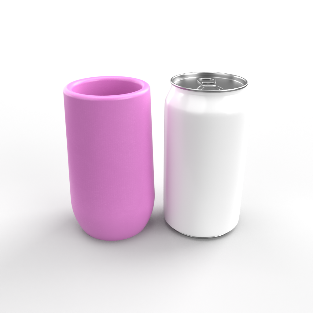120mm Smooth Curved Small Holder/ Pen Pot Mold