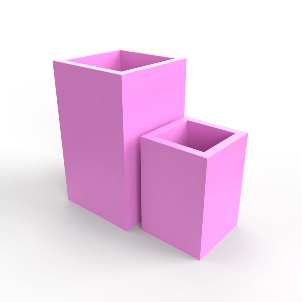 75mm Square Small Holder/ Pen Pot Mold