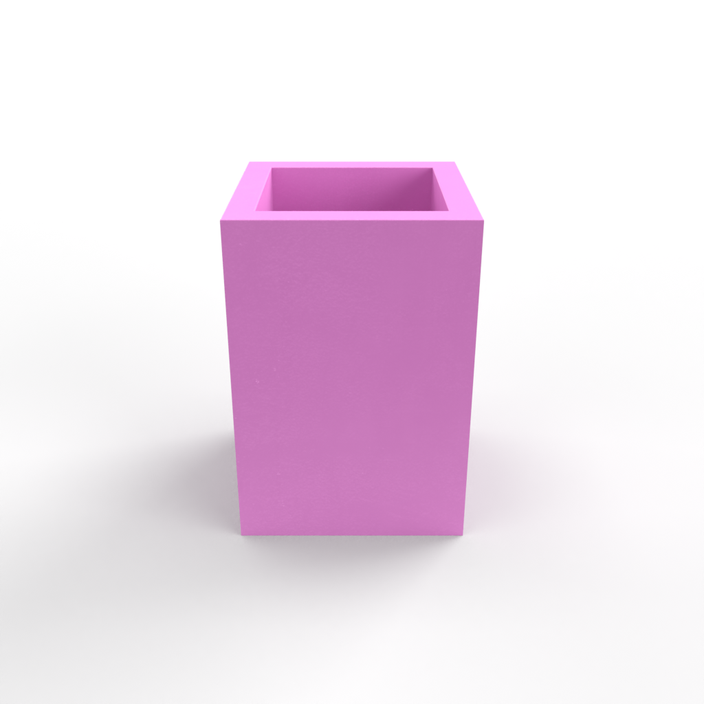 Square Design Pen Pot/ Utensil Holder Mold Set