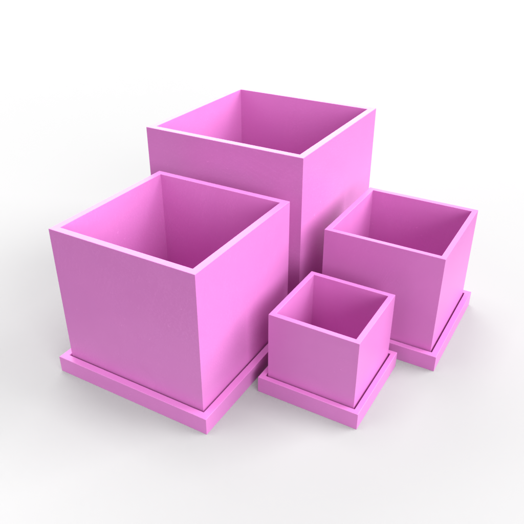 Square/ Cube Planter Mold