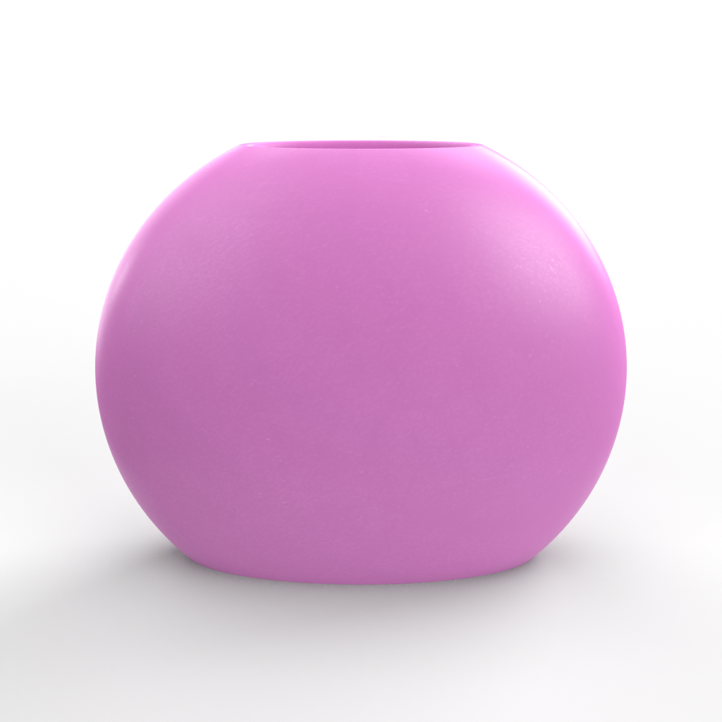 Flat Circular Vase Mold