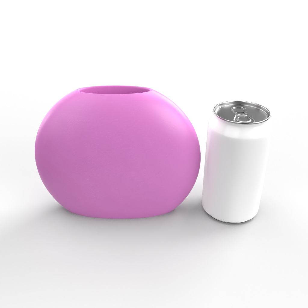 Flat Circular Vase Mold