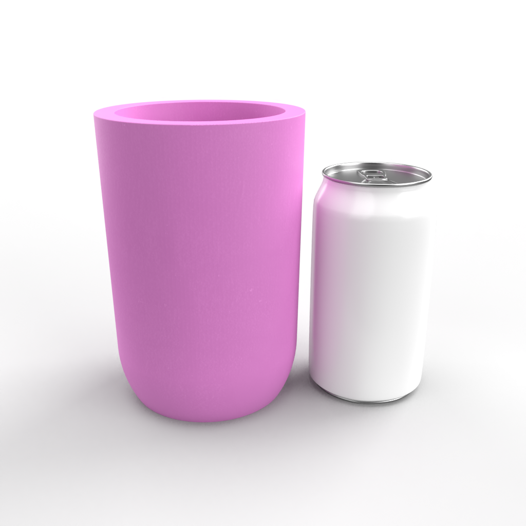 105mm Round, Thick Walled, Large Pot/ Utensil Holder Mold