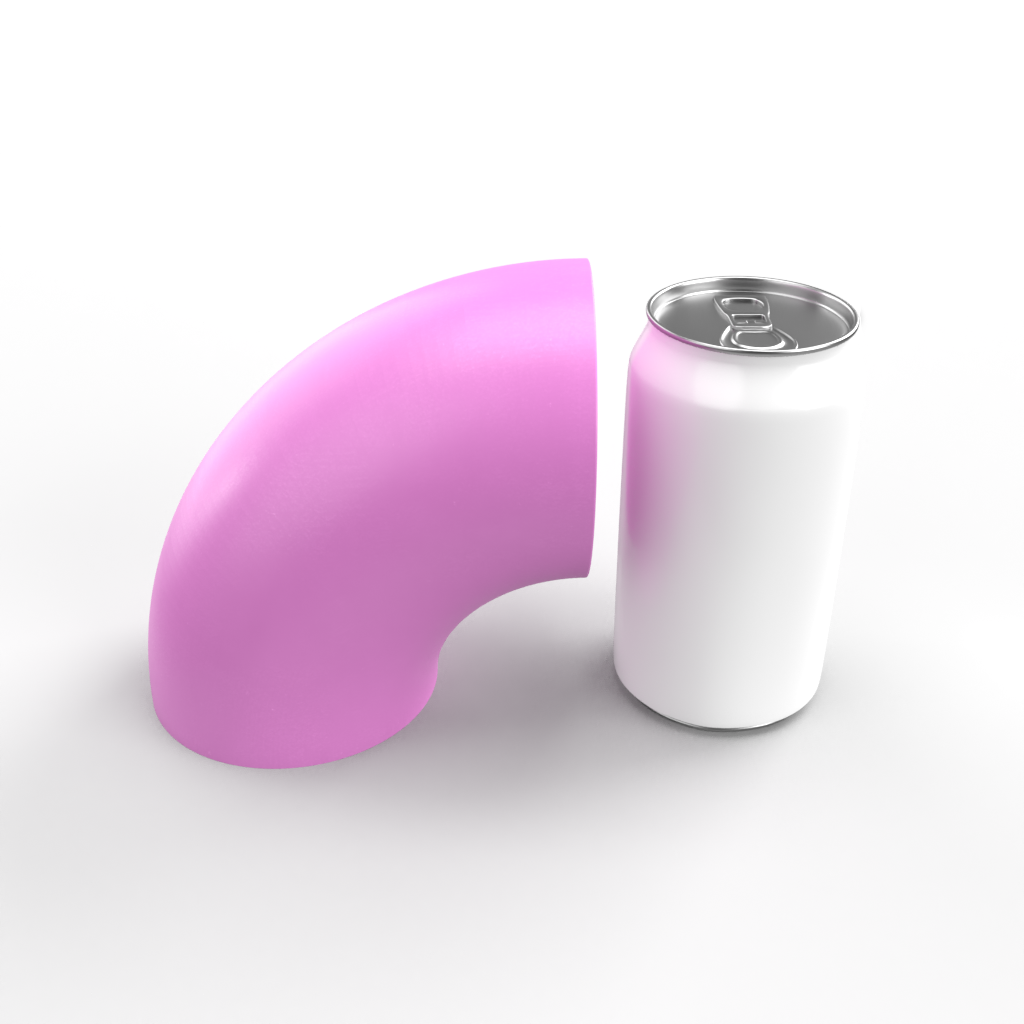 Rounded Tube Bookend Mold