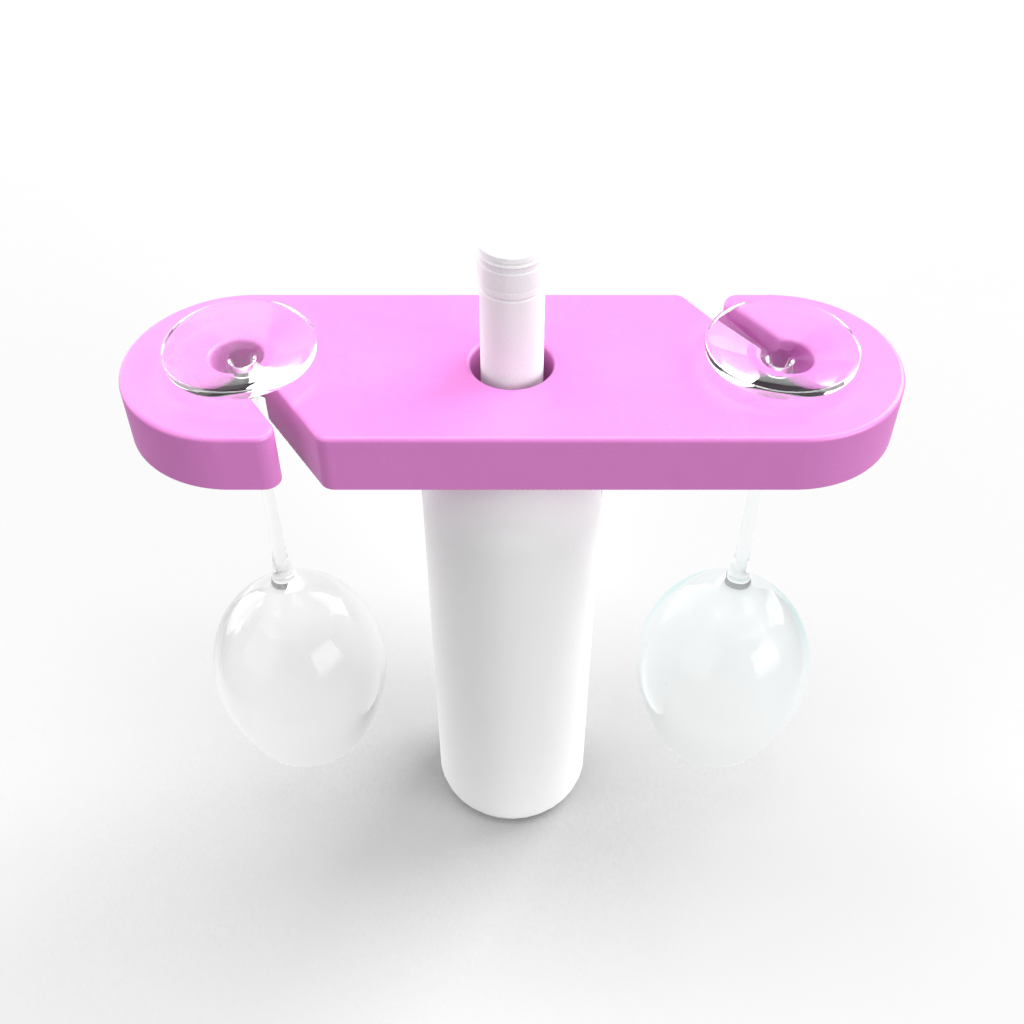 300mm Racetrack Wine Caddy Mold